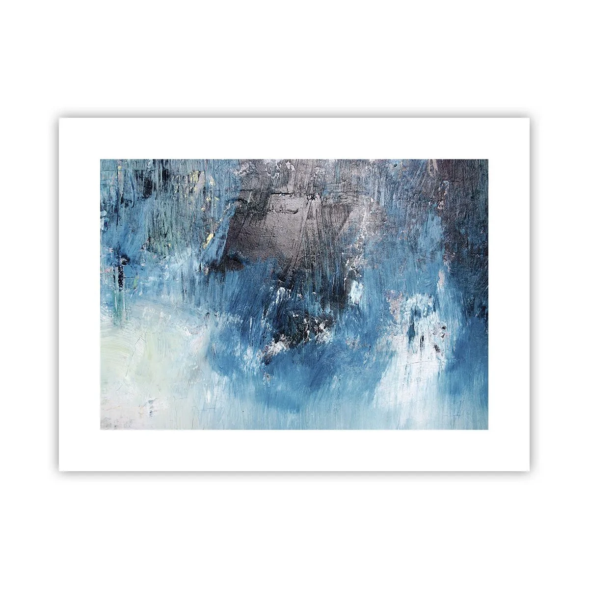 Poster - Rhapsodie in Blau - 40x30 cm
