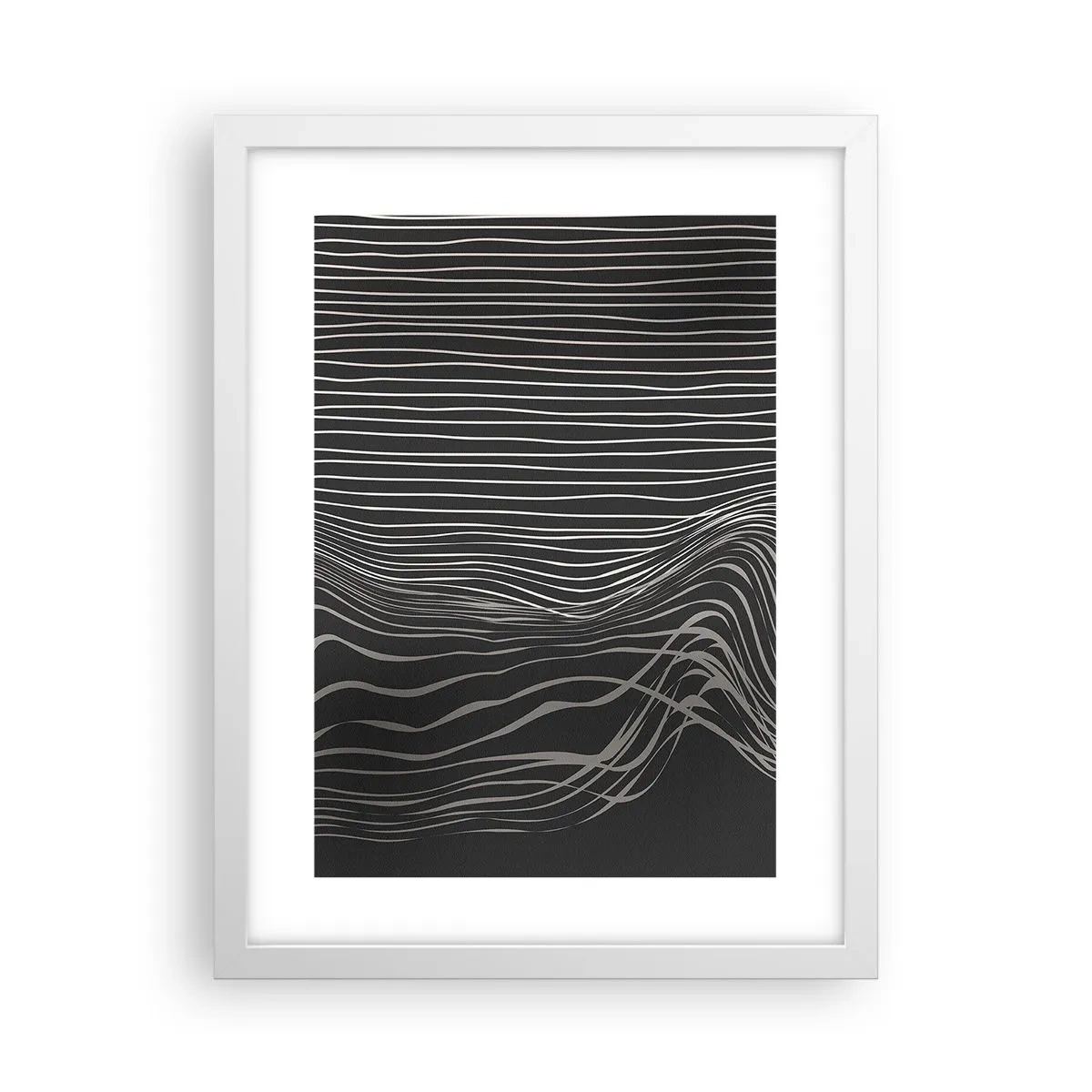 Poster in einem weißen Rahmen - Rhythmus und Akzent - 30x40 cm