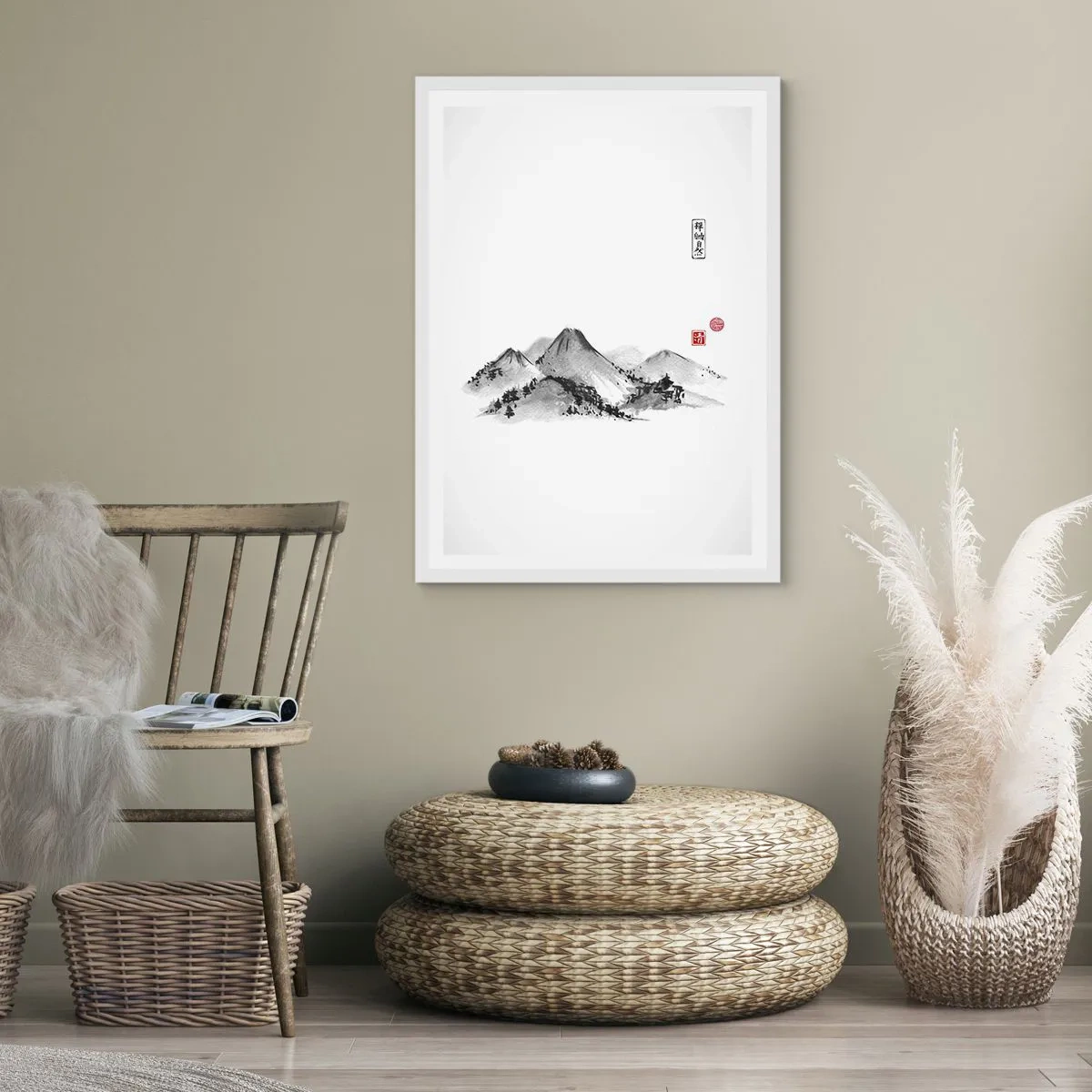 Poster in einem weißen Rahmen - Unendliche Fernen - 30x40 cm