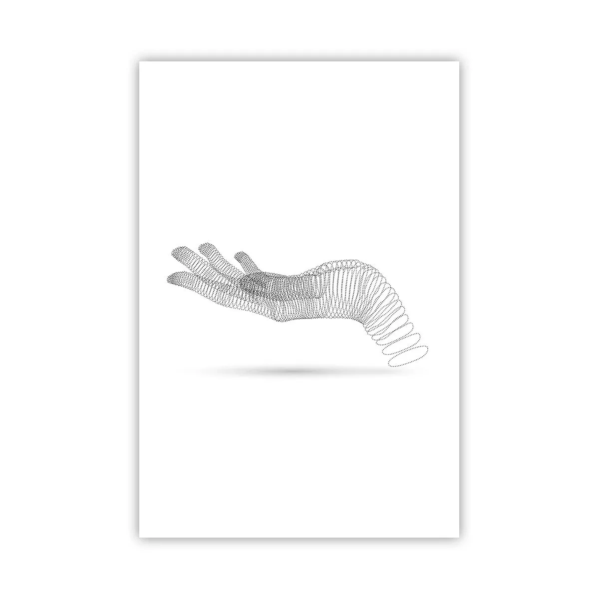 Poster - Federnde Hand - 61x91 cm