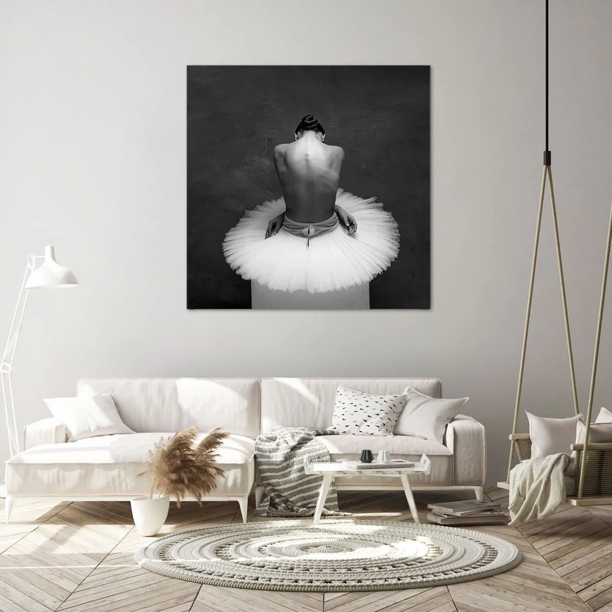 Bild auf Leinwand - Leinwandbild - Es blüht gerade - 50x50 cm