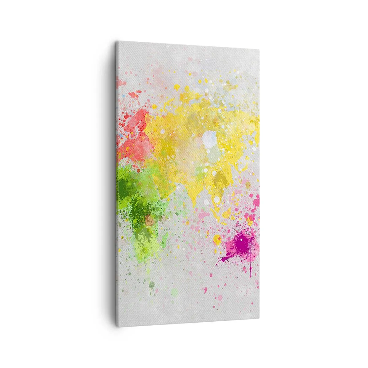 Bild auf Leinwand - Leinwandbild - Alle Farben der Welt - 45x80 cm