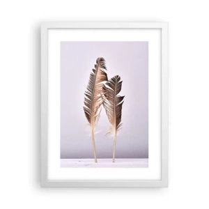 Poster in einem weißen Rahmen - Gegen das Nichts - 30x40 cm