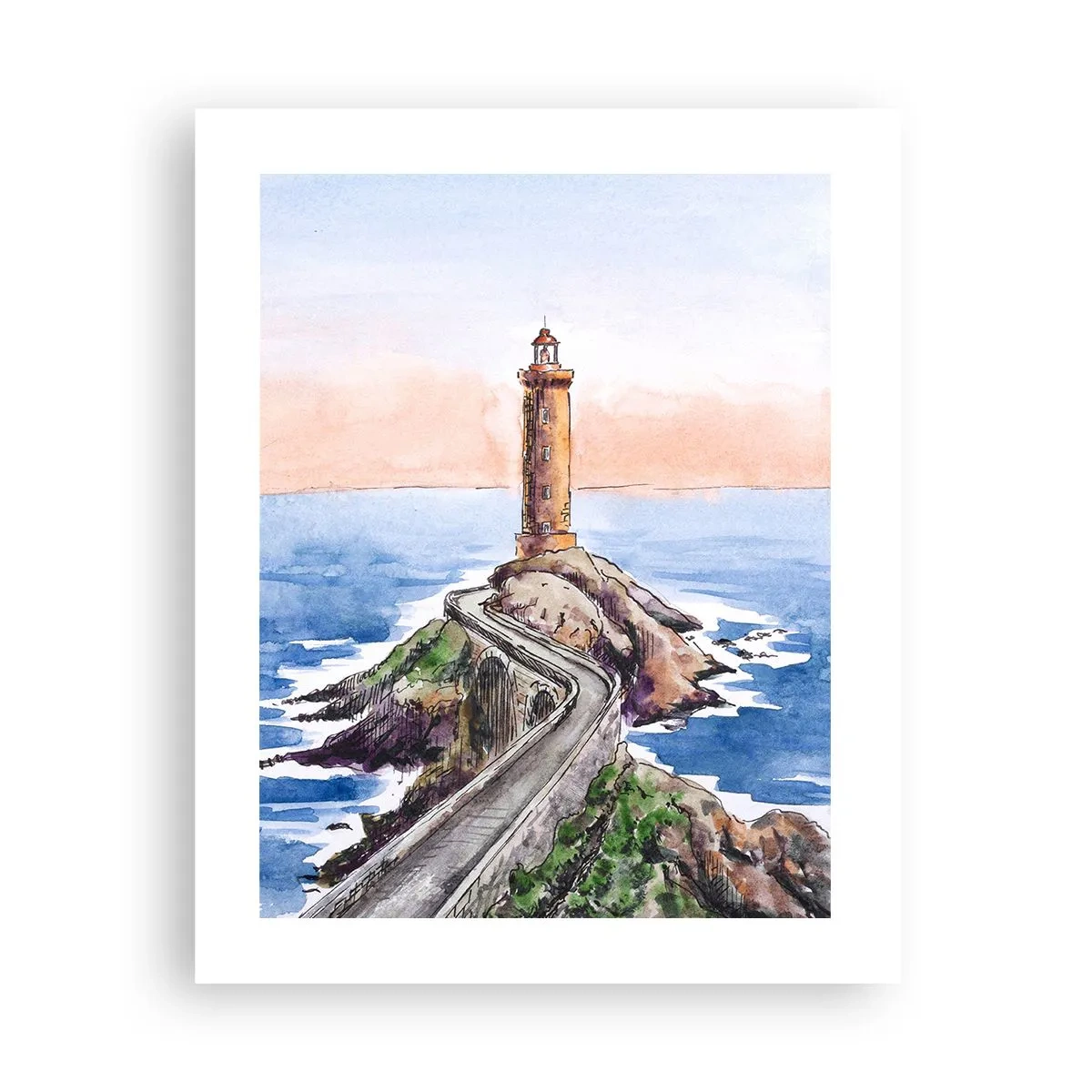 Poster - Dem Meer zugewandt - 40x50 cm