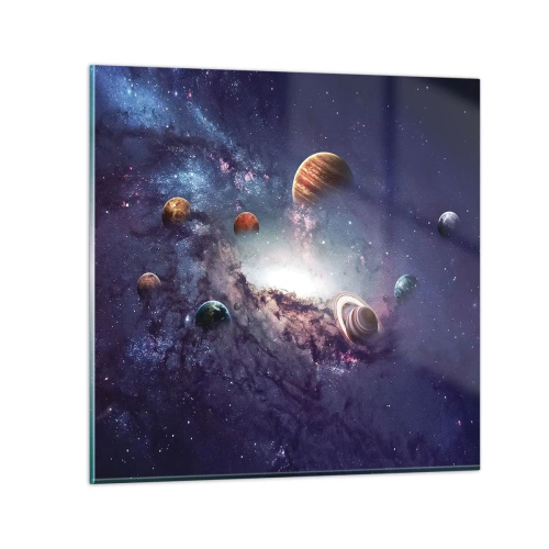 Glasbild - Bild auf glas - Solar-Tanz-System - 30x30 cm