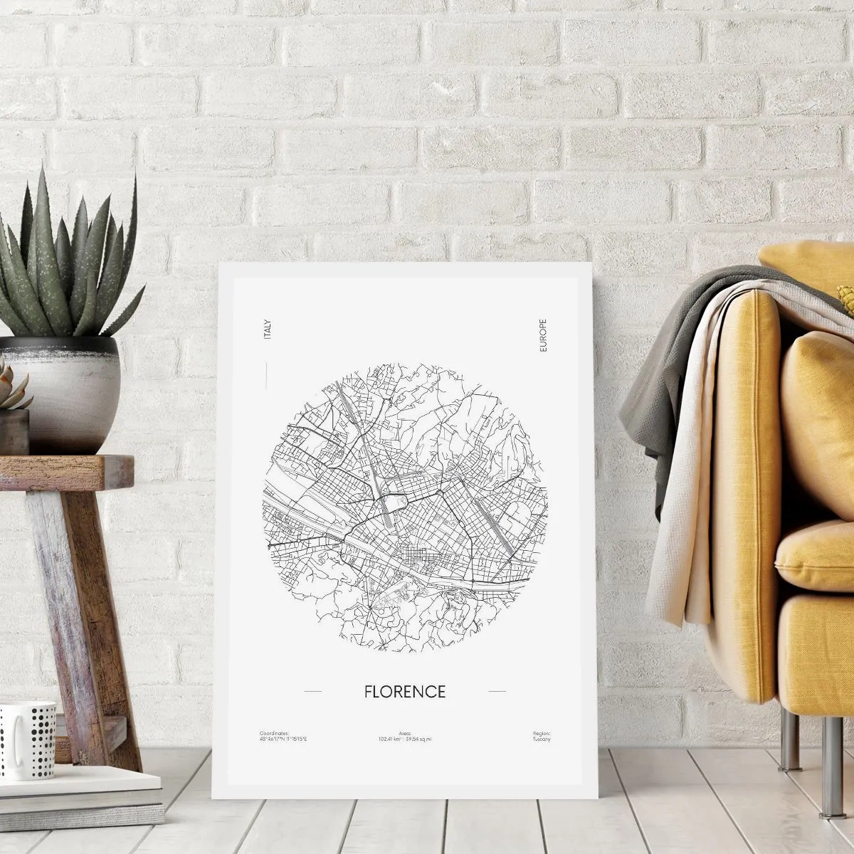 Poster - Anatomie von Florenz - 61x91 cm