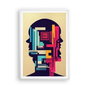 Poster in einem weißen Rahmen - Neue Anleihen - 70x100 cm