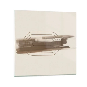Glasbild - Bild auf glas - Ein Hauch von Grau - 30x30 cm