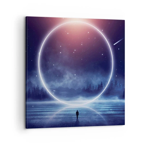 Bild auf Leinwand - Leinwandbild - Sie sind schon da ... - 50x50 cm