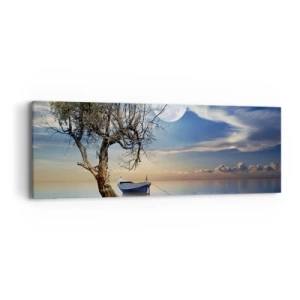 Bild auf Leinwand - Leinwandbild - Ist das das Ende oder der Anfang? - 90x30 cm
