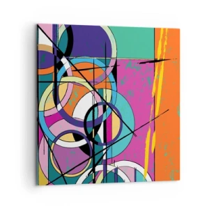 Bild auf Leinwand - Leinwandbild - Rad für Rad - 60x60 cm