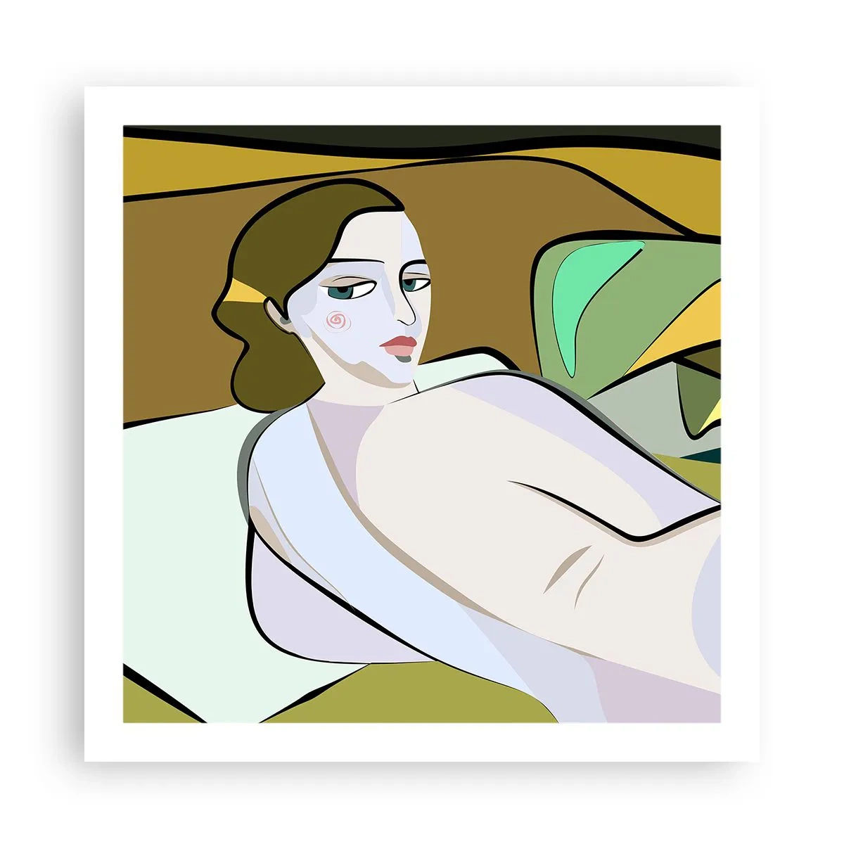 Poster - Intimes Porträt - 60x60 cm