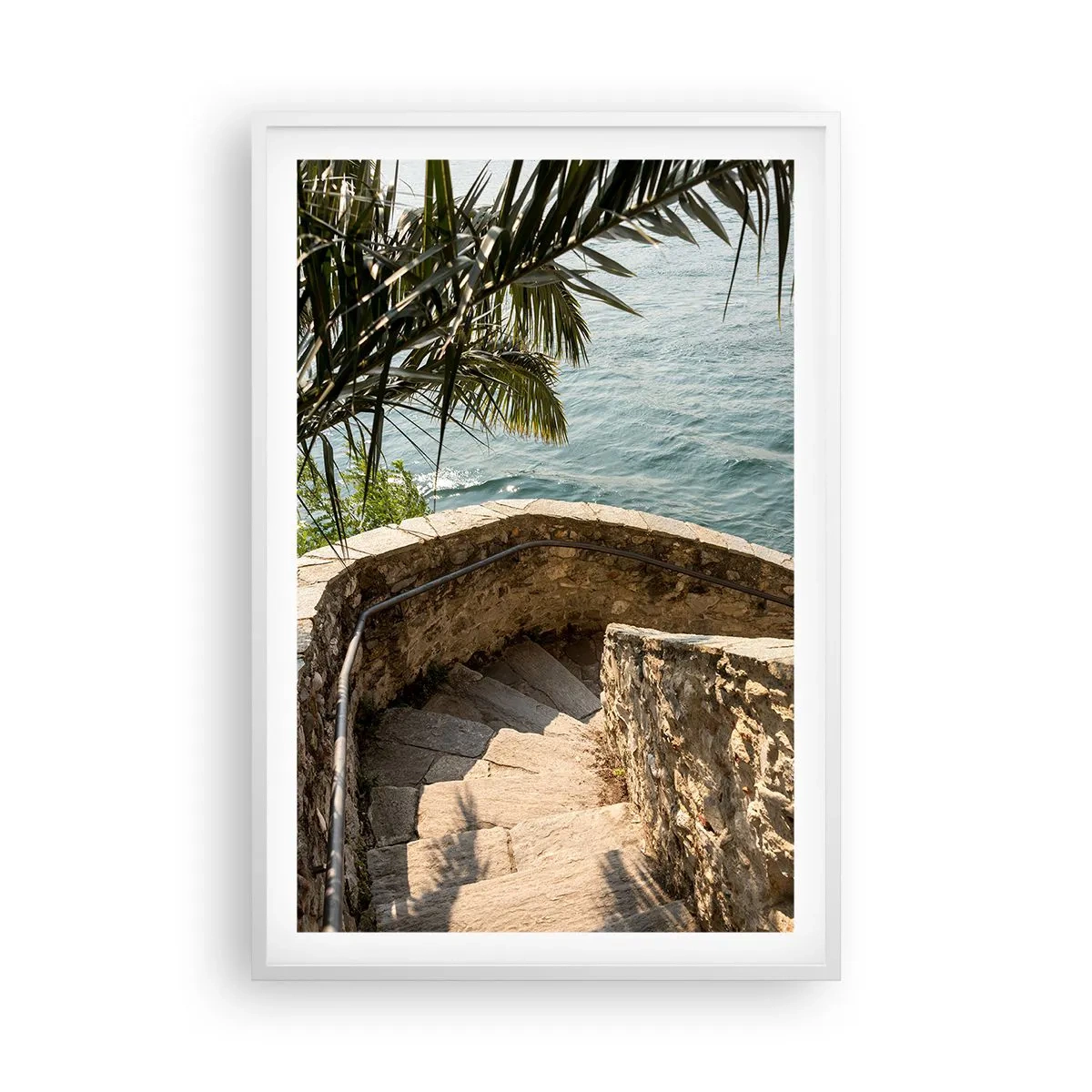 Poster in einem weißen Rahmen - Unter der Sonne Italiens - 61x91 cm