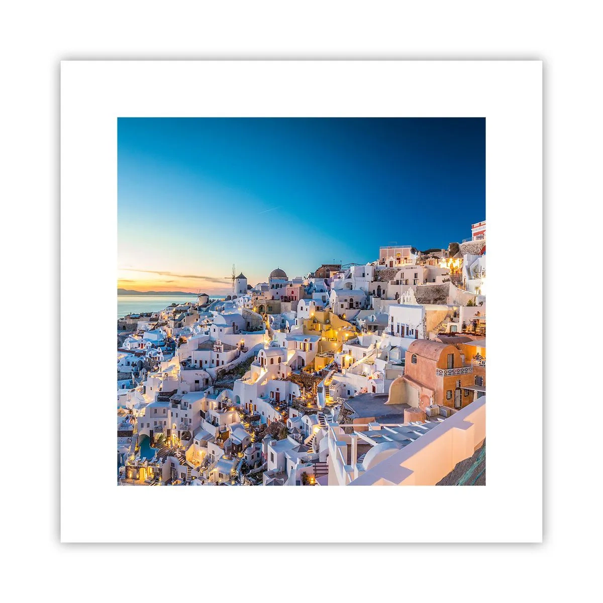 Poster - Die Essenz des Griechischen - 30x30 cm