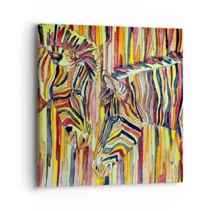 Bild auf Leinwand - Leinwandbild - Also du auch... - 40x40 cm