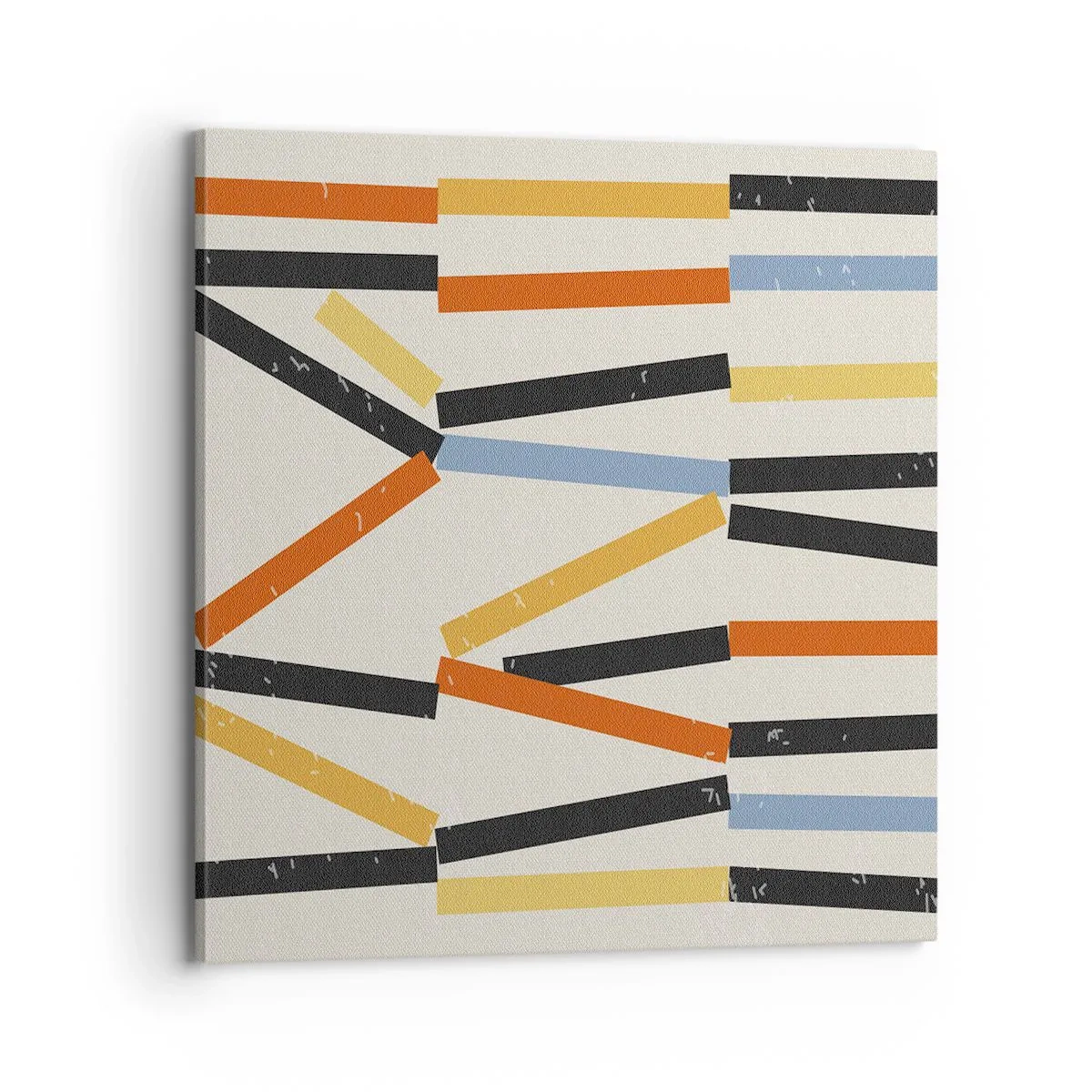 Bild auf Leinwand - Leinwandbild - Komposition auf der Ebene - 70x70 cm