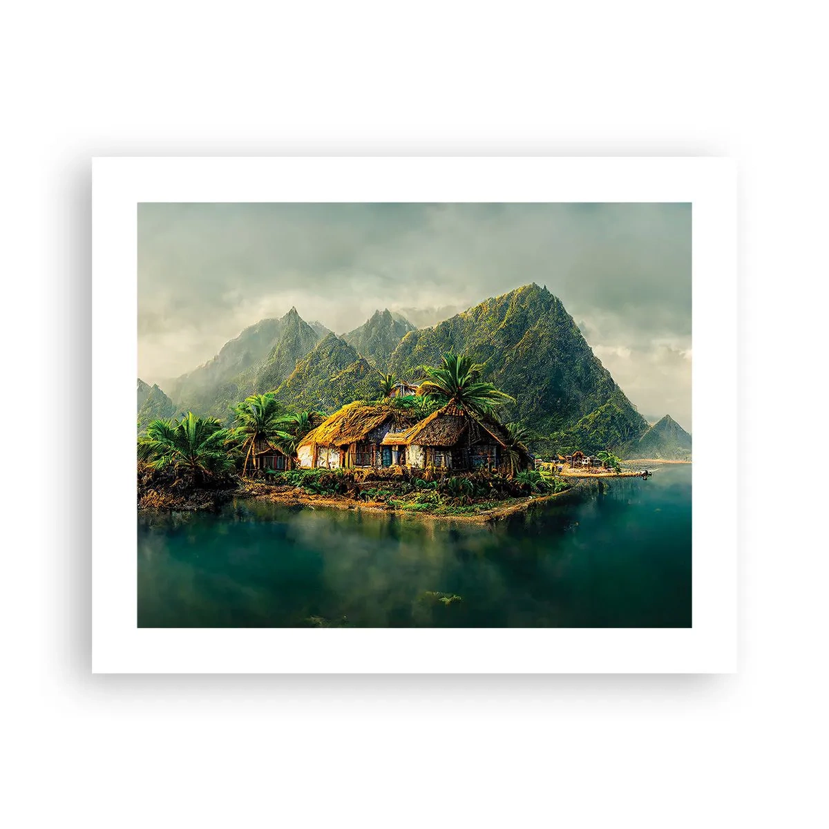 Poster - Tropisches Paradies - 50x40 cm