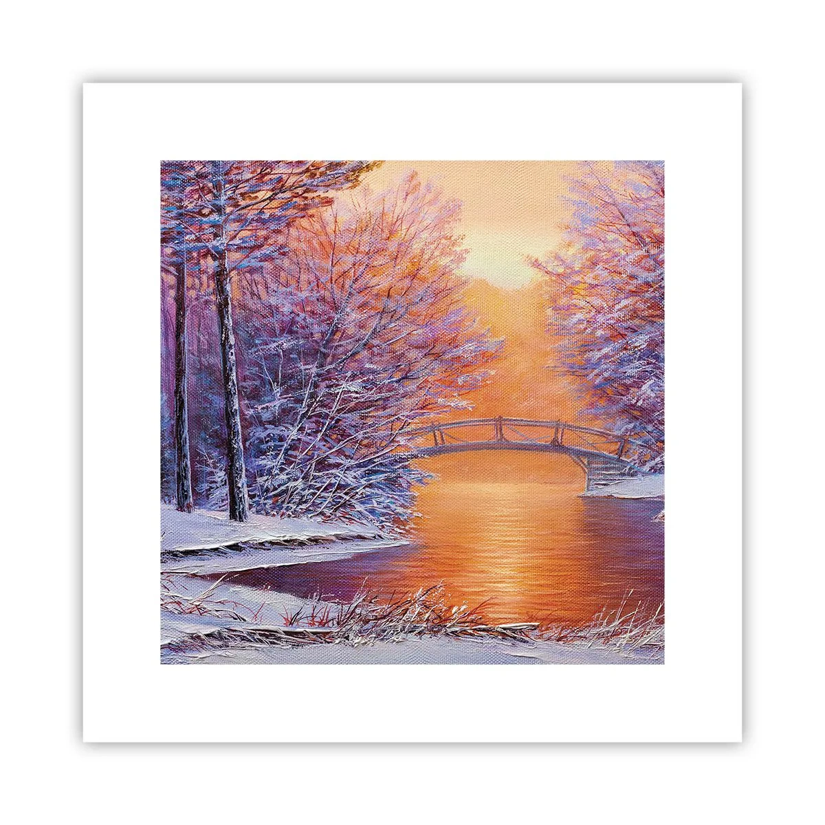 Poster - Treffen wir uns hier - 30x30 cm