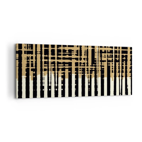 Bild auf Leinwand - Leinwandbild - Architektonische Abstraktion - 100x40 cm