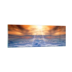 Glasbild - Bild auf glas - Mystische Landschaft - 90x30 cm