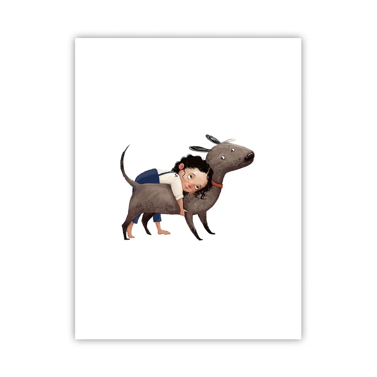 Poster - Beste Freunde - 30x40 cm