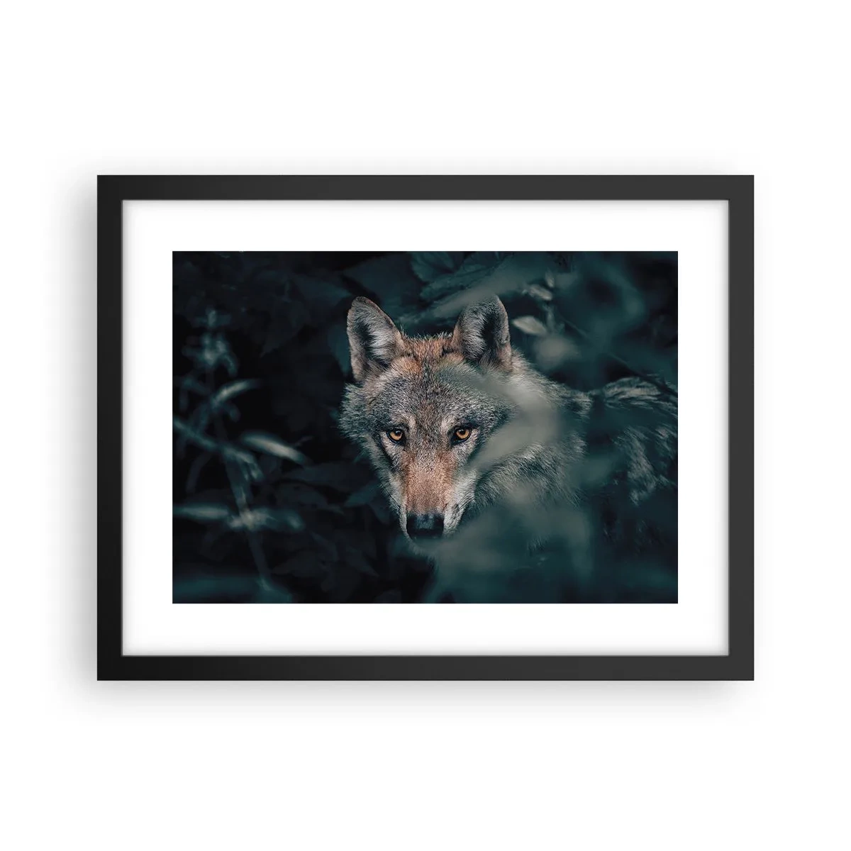 Poster in einem schwarzem Rahmen - Jäger - 40x30 cm