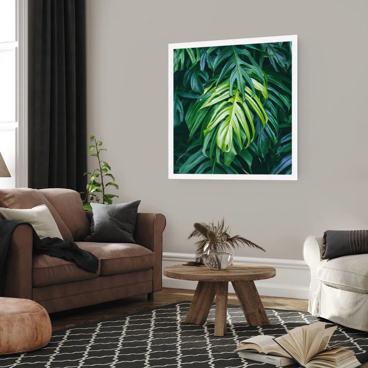 Poster - Tauchen Sie ein in die Frische - 60x60 cm