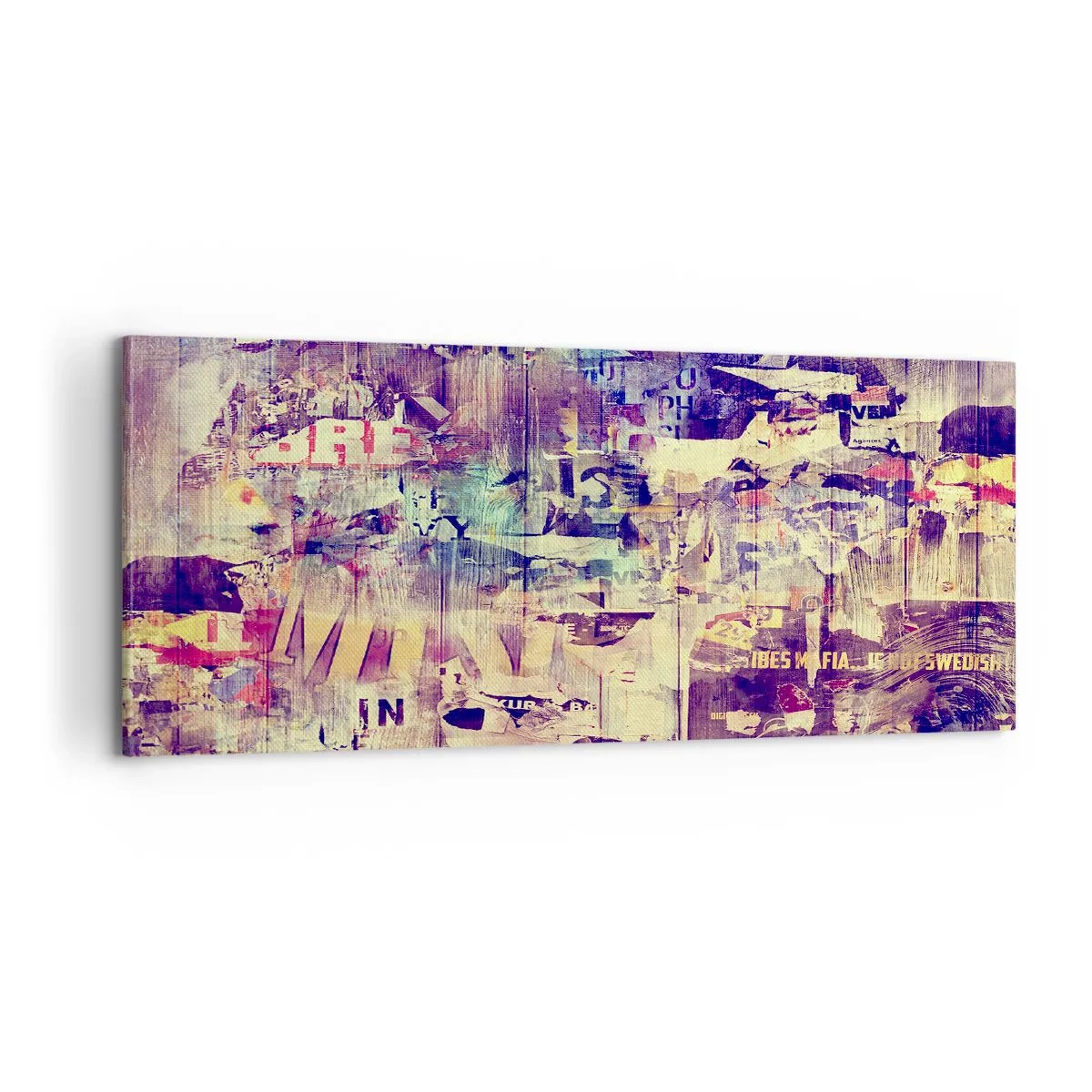 Bild auf Leinwand - Leinwandbild - Und das ist alles, was es geben wird - 100x40 cm