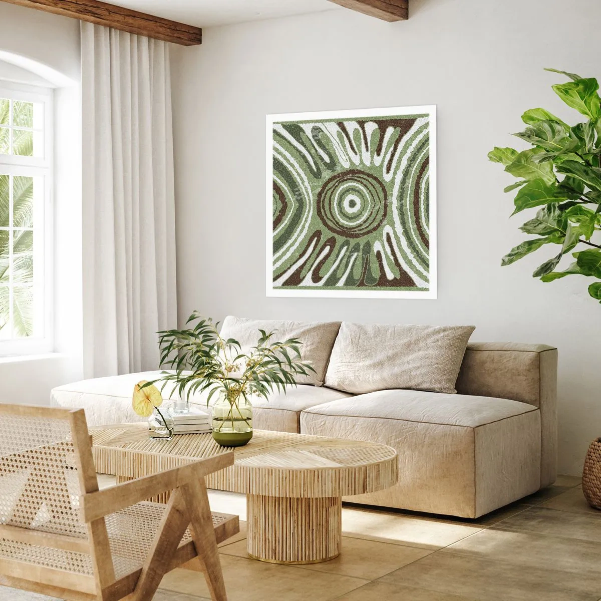 Poster - Explosion von Emotionen - 30x30 cm