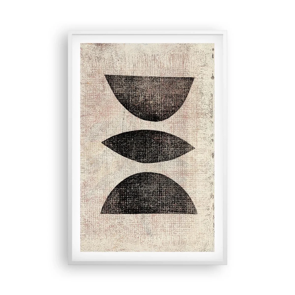 Poster in einem weißen Rahmen - Ethnische Abstraktion - 61x91 cm