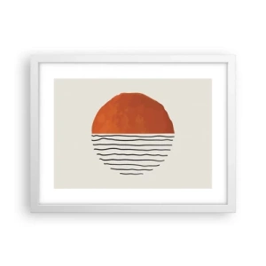 Poster in einem weißen Rahmen - Im japanischen Klima - 40x30 cm