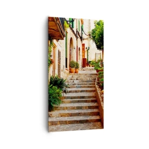 Bild auf Leinwand - Leinwandbild - Charme spanischer Feiertage - 65x120 cm