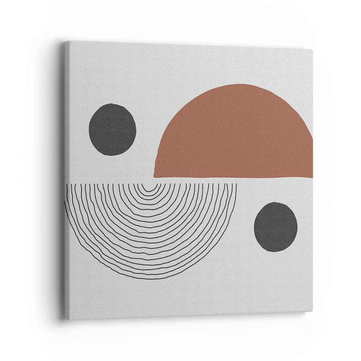 Bild auf Leinwand - Leinwandbild - Perfektion des Rades - 40x40 cm