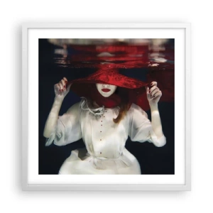 Poster in einem weißen Rahmen - Boshafte Göttin in der slawischen Mythologie - 50x50 cm