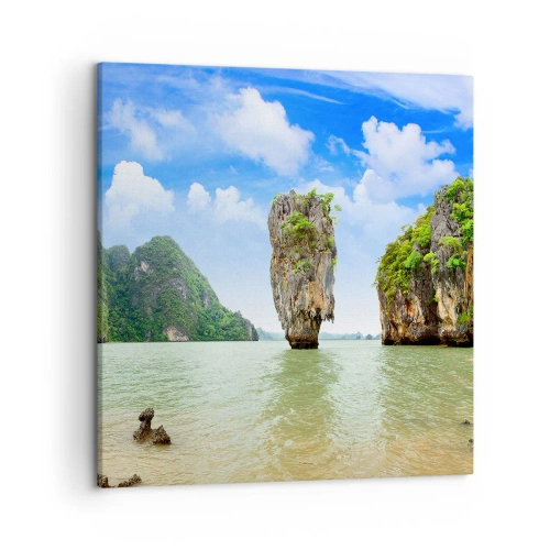 Bild auf Leinwand - Leinwandbild - Felsige Wunder der Natur - 50x50 cm