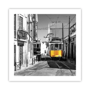 Poster - Der Geist von Lissabon - 50x50 cm