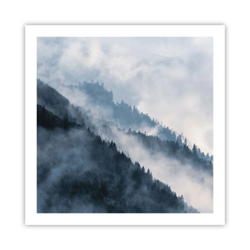 Poster - Mystik der Berge - 60x60 cm