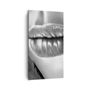 Bild auf Leinwand - Leinwandbild - Ich weiß, was du denkst… - 45x80 cm