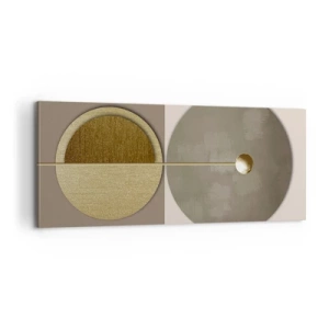 Bild auf Leinwand - Leinwandbild - Perfekte Balance - 100x40 cm