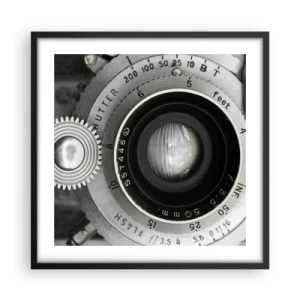 Poster in einem schwarzem Rahmen - Eine Story über Hollywood - 50x50 cm