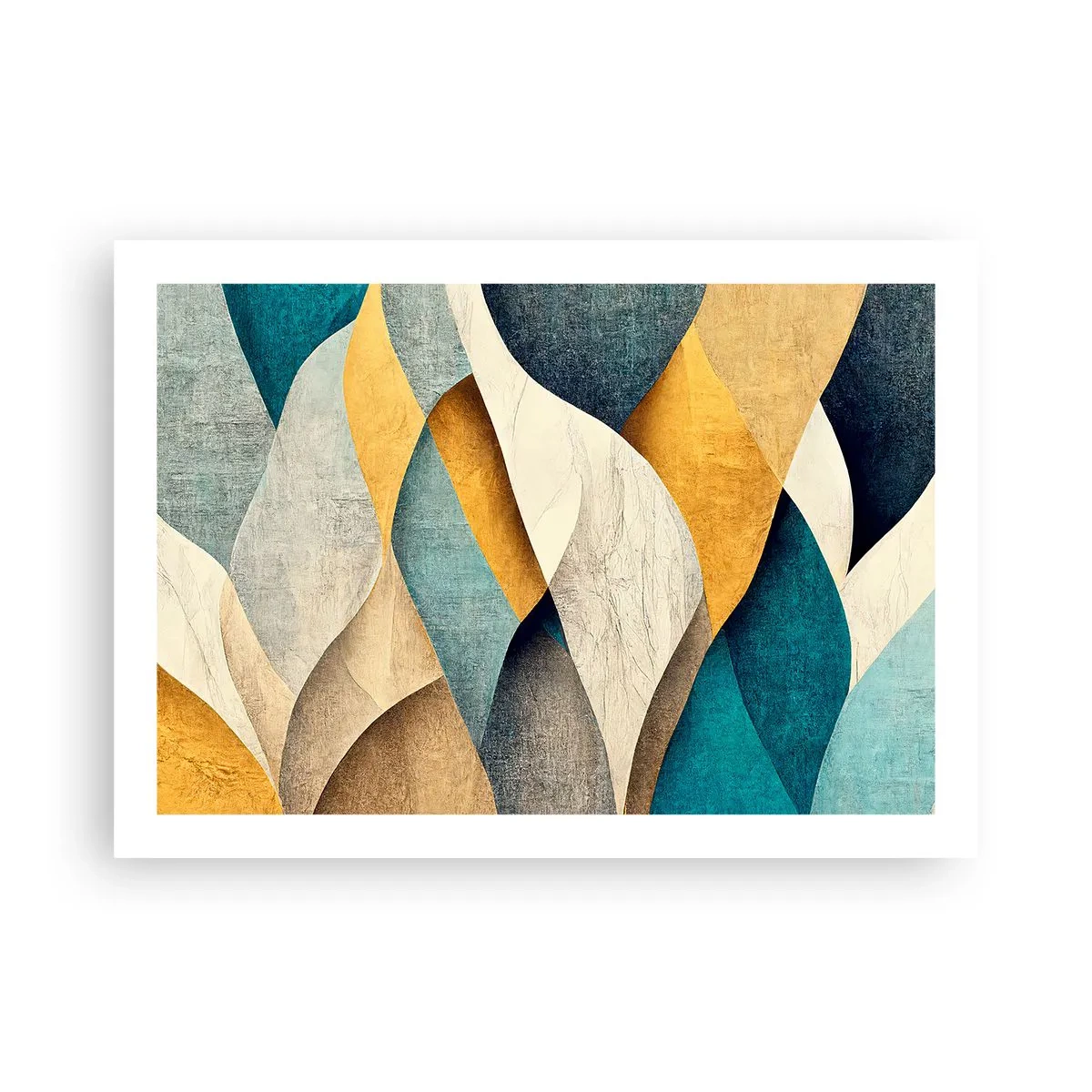 Poster - Rhythmus und Welle - 70x50 cm