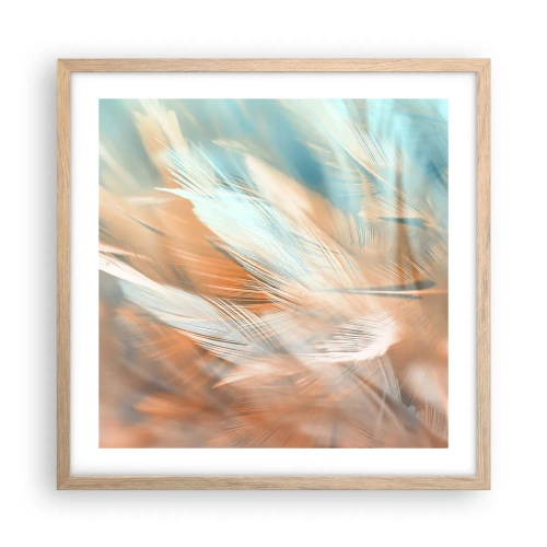 Poster in einem Rahmen aus heller Eiche - Im Land der Sanftmut - 50x50 cm