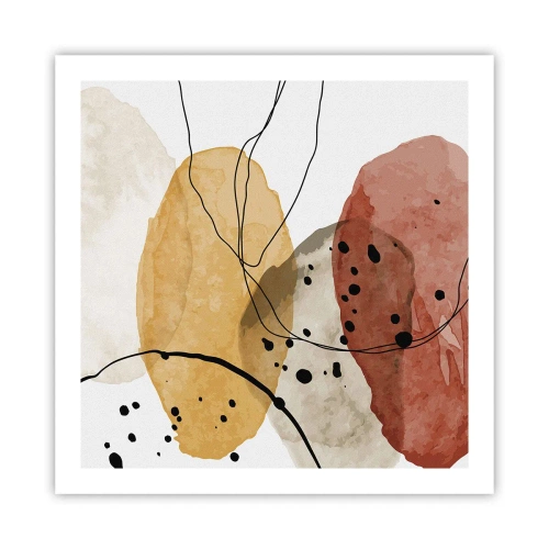 Poster - Wie leichte, transparente Luft - 60x60 cm