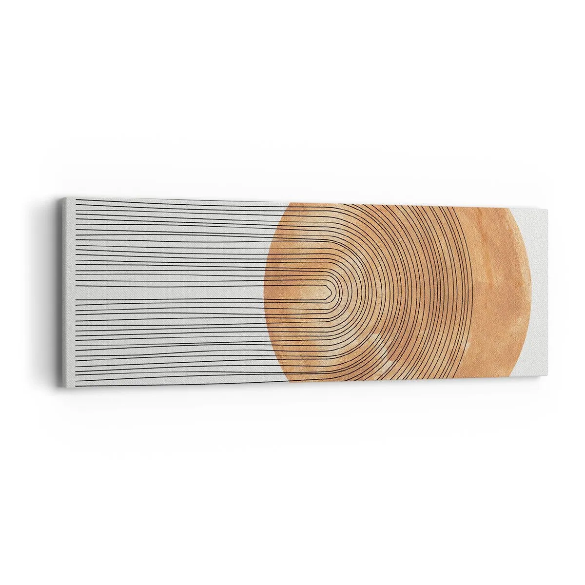 Bild auf Leinwand - Leinwandbild - SonnenKomposition - 90x30 cm