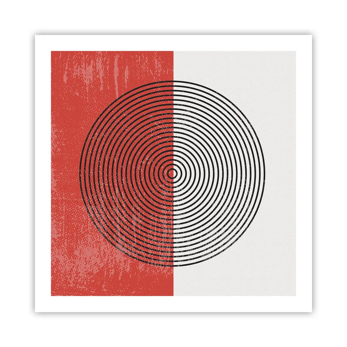 Poster - Auf den Punkt gebracht - 60x60 cm