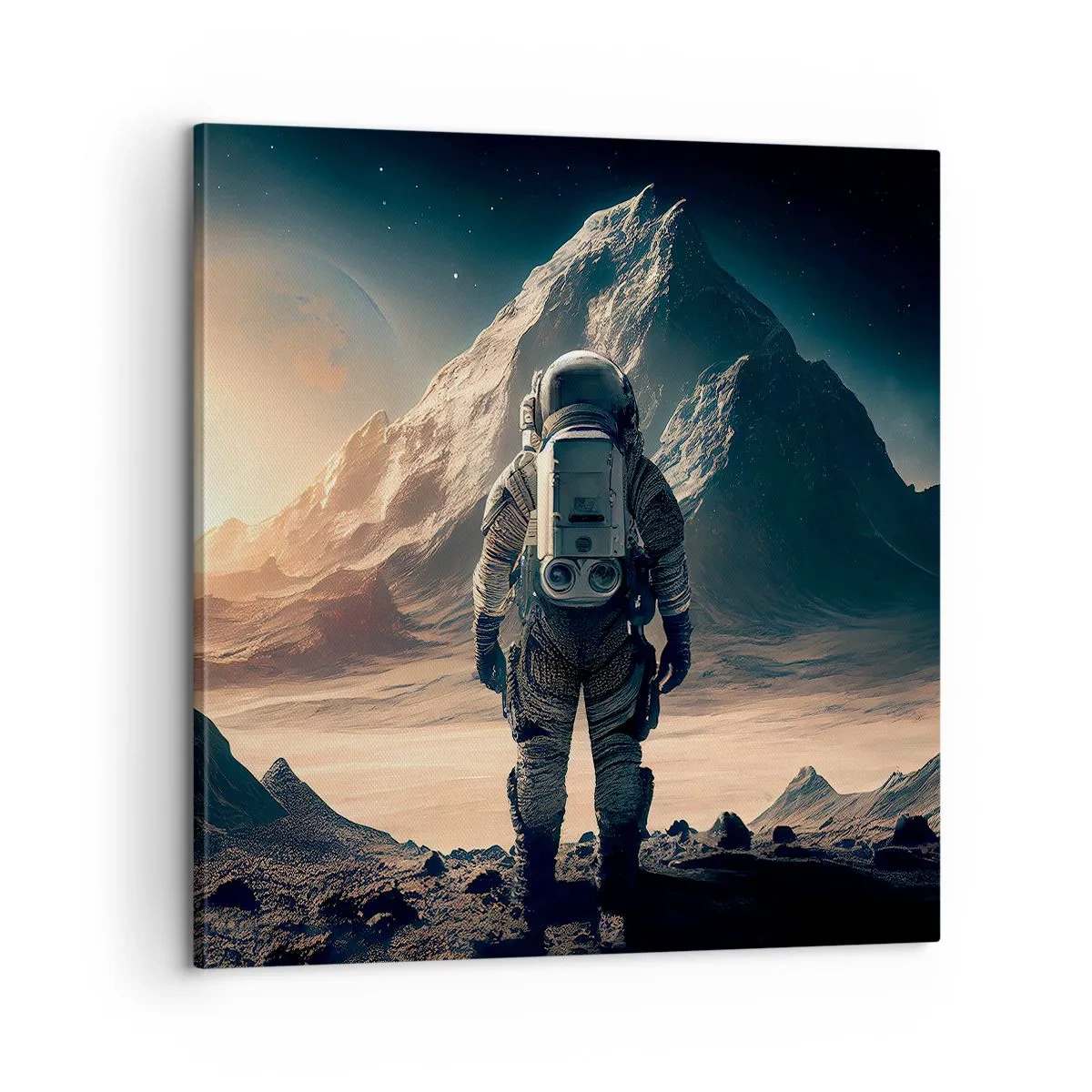 Bild auf Leinwand - Leinwandbild - Neue Herausforderung - 60x60 cm