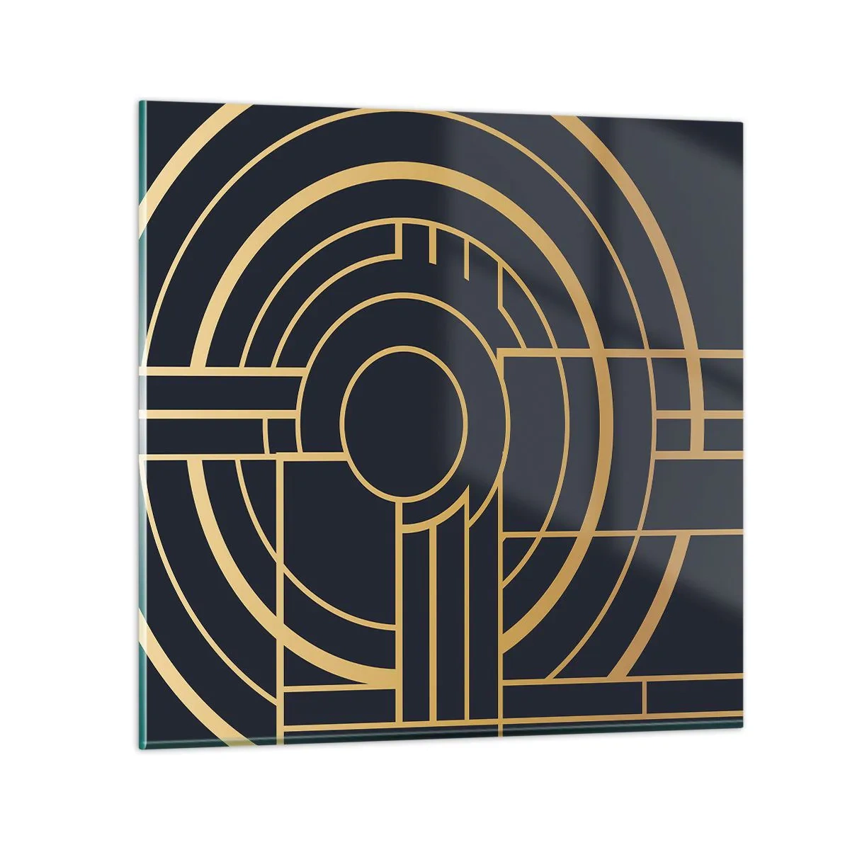 Glasbild - Bild auf glas - Wendungen der Dinge - 60x60 cm