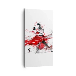 Bild auf Leinwand - Leinwandbild - Tango – der Rhythmus der Leidenschaft - 65x120 cm