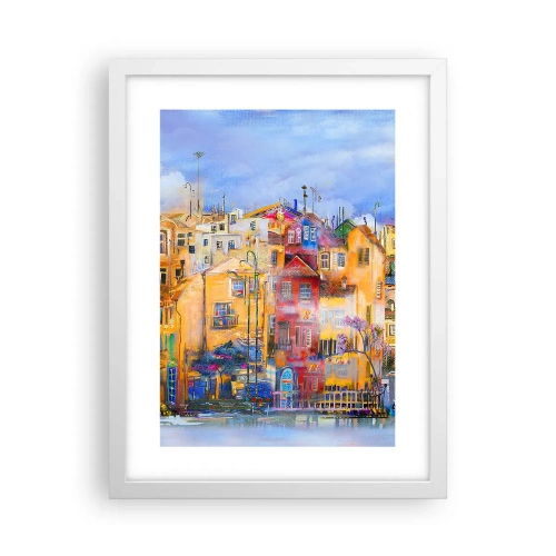 Poster in einem weißen Rahmen - Wir sind zusammen - 30x40 cm