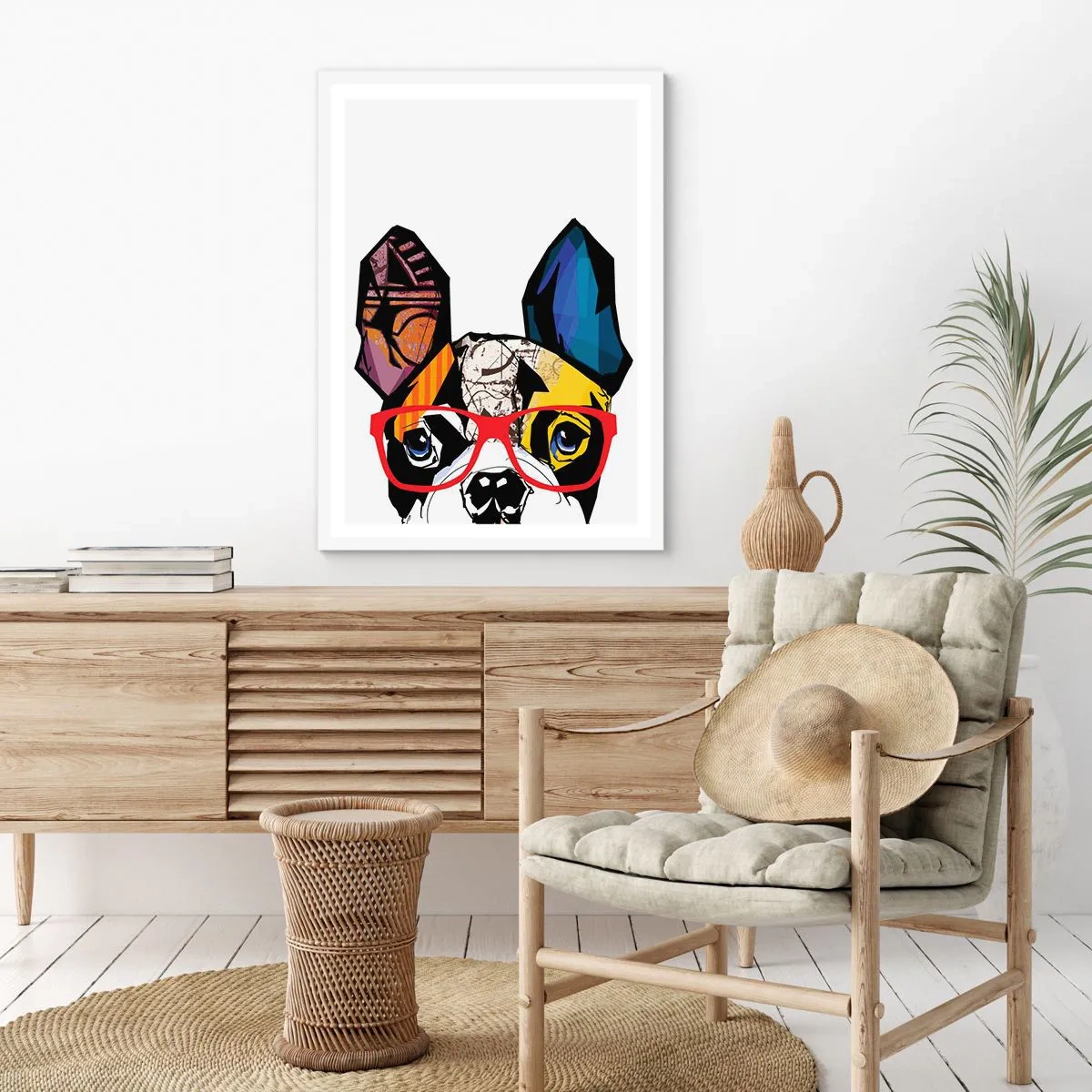 Poster in einem weißen Rahmen - Intellektuelle - 70x100 cm